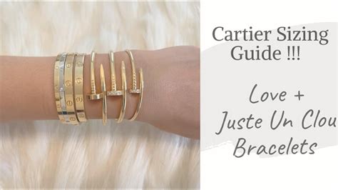 juste un clou bracelet sizes